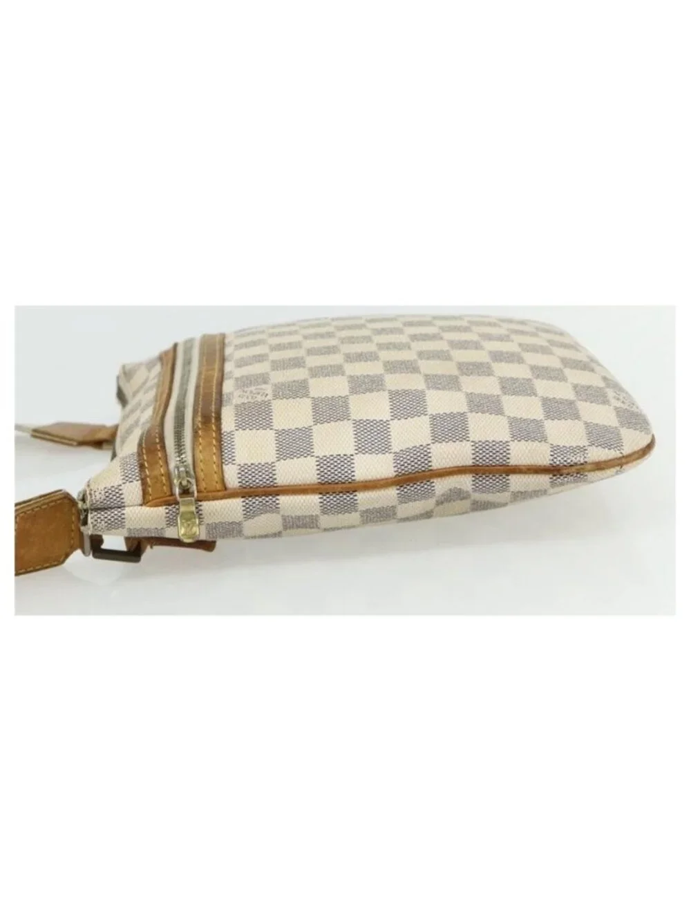 Authentic LOUIS VUITTON Damier Azur Pochette Bosphore Shoulder Bag N51112 LV